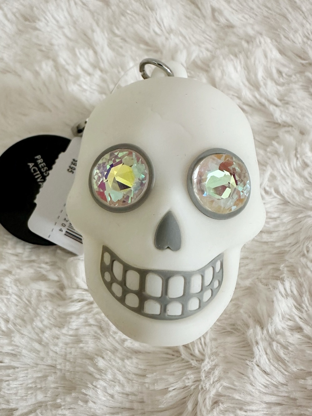 NWT Bath & Body Works Light Up Skull Pocketbac Holder